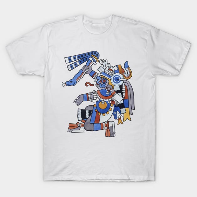 Tlaloc - He Who Makes Things Sprout T-Shirt by los-ancients